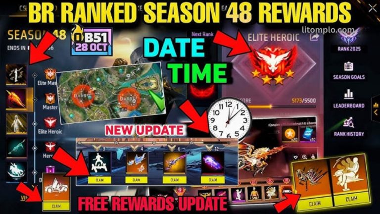 Free Fire BR Rank Season Ending Date: Latest Updates BR Rank Season
