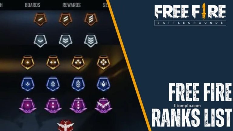 Free Fire Ranks List