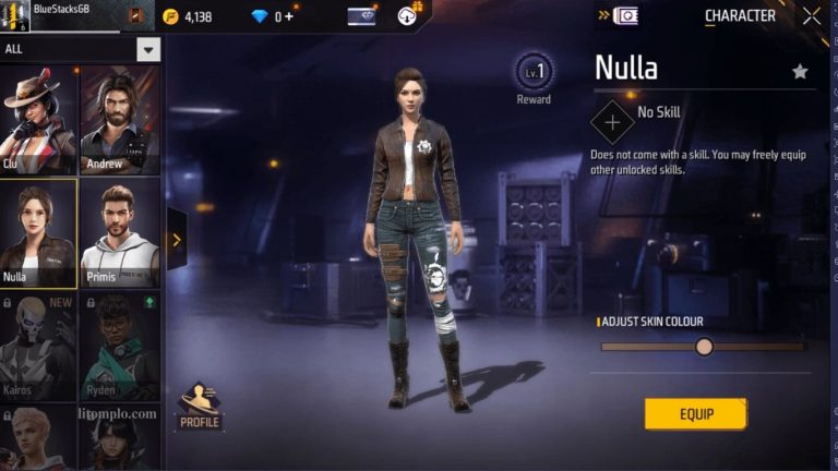 Free Fire Tips: Excel with Support Characters Support Characters